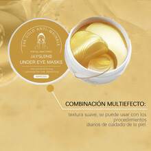 JAYSUING Parches Oculares de Colágeno con Partículas de Oro - 60 unidades.Mascarillas para la cara Tratamiento Intensivo para Reducir Ojeras, Hinchazón y Líneas de Expresión. Hidratación Profunda, Efecto Lifting y Piel Firme. Textura Suave y Adecuada para Todo Tipo de Piel. - Collagen - Ver 8