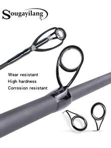 1 Set Spinning Rod And Reel Combo | 1.8m Carbon Fiber Fishing Rod With Rod Cap, Dual Guide Control System | Aluminum Alloy Line Cup, Carbon Fiber Drag Washers, Suitable For Saltwater And Freshwater - Green - View 6