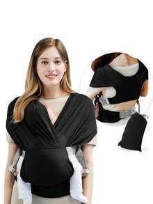 LELE LON Adjustable Soft Breathable Baby Carrier, Newborn Wrap-Style Carrier, Hip Seat Mesh Fabric Baby Carrier