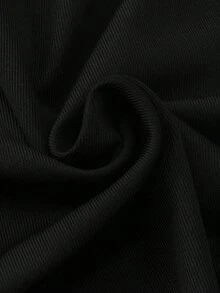 女士百搭黑色撞色字母印花露脐上衣，简约Y2K街头风休闲沙滩日常修身性感T恤，夏季 - 黑色 - 查看 10