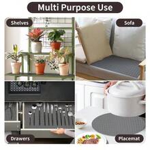 Almohadilla antideslizante para alfombra de 5 x 8 pies, para suelos de madera dura, antideslizante y extra gruesa - 5x8 pies - Ver 6