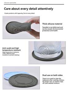 2/4/6片装耐热防滑杯垫，适用于杯子、厨房、餐桌饮料，耐高温，热门产品，经常缺货，热销产品 - 彩色 - 查看 6