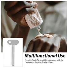 5Pcs Metal Tube Squeezers Tube Roller Squeezers Toothpaste Key Squeezers - Silver - View 5