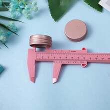 塑料游标卡尺测量工具 6 英寸/150 毫米，眉毛测量工具，眉形定位尺，公制毫米和英寸二合一 - 彩色 - 查看 10