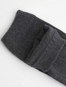 1pc Kids' Ankle Length Leggings, Deep Gray Skinny Tights, Versatile Skirt Underpants, Dance Socks - Grey - View 4