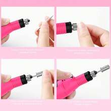 TendenciaKit Torno Limador Eléctrico Para Uñas De Pies Y Manos Pulido FucsiaCalidad premium - 1 - Ver 3