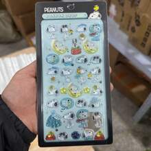 1张动漫卡通贴纸，可爱小猫咪图案，可重复使用防水贴纸，DIY手工贴纸，适用于DIY手机壳、DIY笔记本贴纸、DIY工艺品、笔记本电脑、礼品包装、派对装饰，是完美的节日礼物，也是送给粉丝和朋友的礼物。 - 彩色 - 查看 9