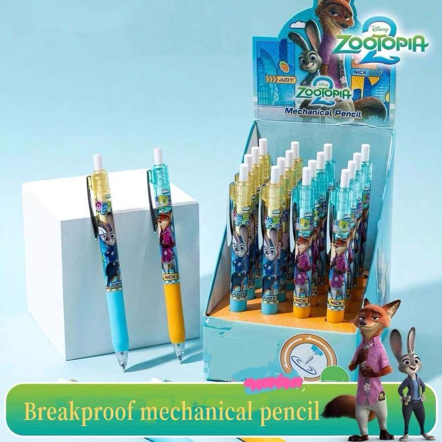 1pc Disney Zootopia Character 0.5mm Mechanical Pencil For Students - Multicolor - View 1