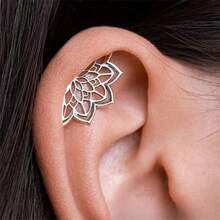 Unique Gothic Style Spider Web Earrings For Men And Women - Kiểu 3 - Hoàn thiện mạ vàng cổ điển KC - Xem 7