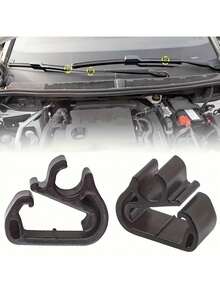 2pcs Wiper Nozzle Clips, Compatible With 3008, 5008 And Chevrolet C5, DS7 - Durable PP Clips, Fit For Front Wiper Arm, Universal Wiper Washer Hose Maintenance Kit, Wiper Arm Clips - A - View 1