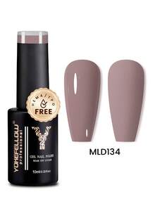 YOKEFELLOW 凝胶指甲油，10毫升，粉色、棕色、珊瑚色、橙色、焦糖色，卡纳莱色系，可卸除，UV/LED灯，适用于美甲沙龙和DIY美甲。 - 彩色 - 查看 17