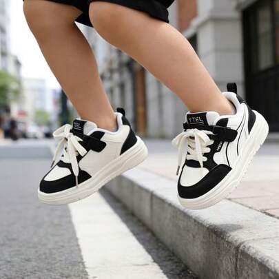 2025 Autumn New Kids Sports Shoes, Soft Sole Anti-Slip Girls' Sports Sneakers, Fashion Versatile Boys' Casual Shoes