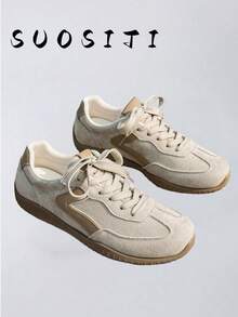 2026 New Women's Lightweight Comfortable Casual Sneakers - Khaki - View 2