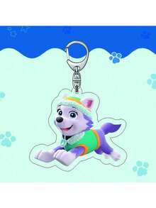 Móc khóa nhân vật hoạt hình - Paw Patrol Chase, Rocky, Zuma, Skye, Rubble, Everest, mặt dây chuyền acrylic nguyên bản, thích hợp để trang trí túi xách, phụ kiện chìa khóa, đạo cụ trang trí, quà tặng tiệc tùng, sưu tập và trưng bày. - Nhiều màu - Xem 6