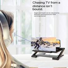 防蓝光超高清横竖屏手机屏幕放大器，大屏幕超清晰投影，护眼眼镜，手机支架 - 彩色 - 查看 7