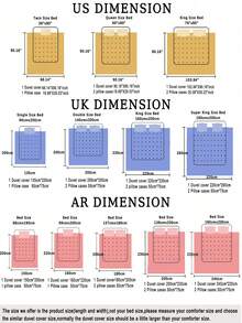 2件/3件套数码印花被套组（1个被套+2个枕套，不含被芯），柔软亲肤的涤纶面料，适用于卧室、主卧、客房，四季皆宜。 - 彩色 - 查看 4