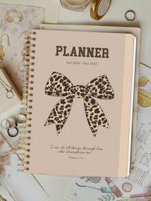 Trees 24个月计划本（2026-2027），两年期周/月计划本，包含月度概览和笔记功能，是提高效率、安排约会和设定目标的理想之选，办公桌配件。 - 米色 - 查看 2