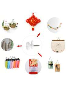 30pcs Super Strong Invisible Wall Hooks, Specially Designed For Hanging Various Artworks Such As Wedding Photos, Embroidery Crafts, And Art Prints. They Are Indispensable Home Decor Items. These Hooks Require No Drilling, Using A Mini Painless Nail Design, Particularly Suitable For Hanging Frames And Wall Art. They Are Not Only Invisible And Aesthetically , But Also Have Strong Load-Bearing Capacity Without Leaving Marks On The Wall. - Multicolor - View 6