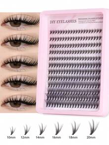 640 قطعة مجموعة رموش صناعية عنقودية، 10D/20D/30D/40D/50D/60D خليط من رموش الحيوانات الصناعية، قطر 0.07 مم، طول 8-18 مم، تشمل رموش طبيعية المظهر، حجم روسي 3D، مناسبة للمبتدئين، قابلة لإعادة الاستخدام، ضرورية للاستخدام المنزلي، عناقيد رموش صناعية، رموش صناعية فردية، مثالية للسفر والاستخدام اليومي (مناسبة للمبتدئين)، حفلات الزفاف والمناسبات والأعياد، مثالية كهدية عيد الميلاد/هالوين/مجموعة رموش - D - مشاهدة 18