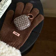 Dual-Color Minimalist Korean/European Style Solid Color Polka Dot Earphone Case + Ear Hook Compatible With AirPods Pro 2, Cute Apple 4 Minimalist 3 New 1/2 Generation Earphone Case Protector For Women - Multicolor - View 17