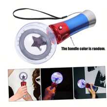 LED旋转灯棒，LED彩色旋转棒，炫彩旋转灯光秀，适用于音乐节、生日派对、婚礼、庆典和特殊场合，创意礼物，适合作为儿童/家人/朋友的生日礼物装饰道具（不含电池）