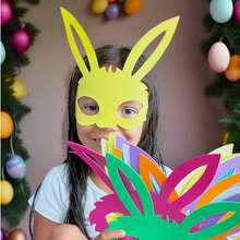 Easter Face Mask Kit Made Of Smooth EVA Foam, For Parties, School, Decoration, Crafts, Art Workshops. - Nhiều màu - Xem 17
