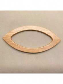 1个木质圆环手柄，适用于钩编包 - 实木缝纫，非常适合制作手工手提袋、沙滩包和钱包，DIY钱包制作 - 彩色 - 查看 18