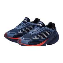 Adidas ADIZERO GOUKANA 男女通用跑步鞋，舒适缓震轻便休闲户外运动鞋 JP7178 - 學院藏青藍/灰藍/紅色 - 查看 3