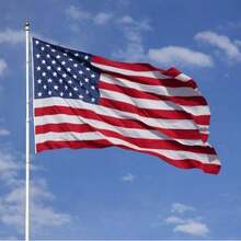 US Flag 3x5 FT - Heavy Duty American Flags With Brass Grommets, Printed Stars And Stripes - USA Patriotic Outdoor Banner - 1PCS - View 4
