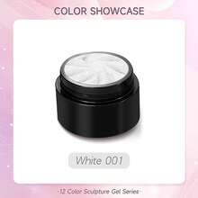 AiFer Bộ 12 màu gel tạo hình móng 3D, gel đặc, dùng để thiết kế và tạo hình nghệ thuật móng tay. - Nhiều màu - Xem 18