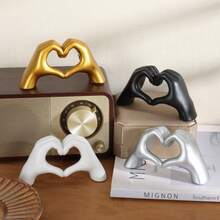 Festival Creative Love Hand Pendant Vinyl Crafts Bedroom Desktop Decoration Gesture Pendant Birthday Gift For Girlfriend - 彩色 - 查看 2