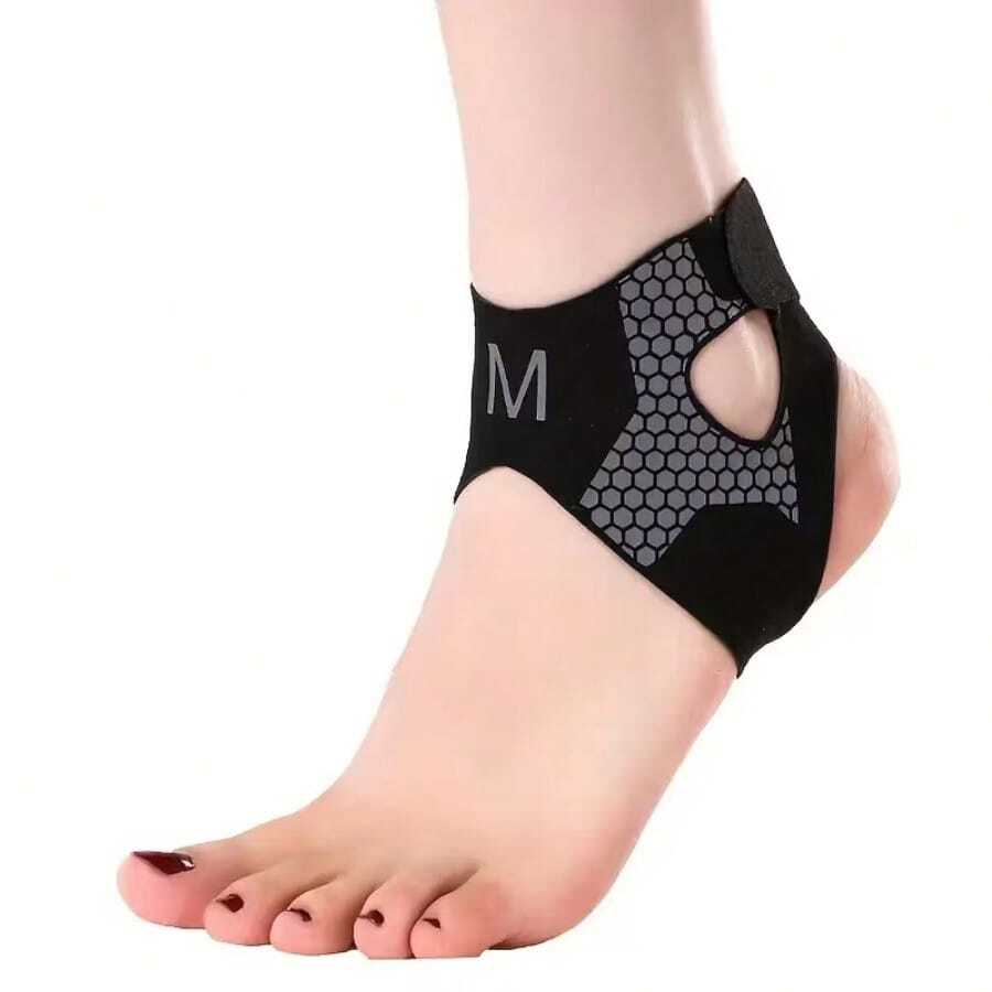 Attelle de soutien de cheville - Ajustement de compression robuste, haute élasticité douce, unisexe, convient pour le basket-ball, la course, l'entraînement de fitness - Choix idéal - Style aléatoire