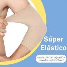 CYPN1 Par Manga de compresión de linfedema Mangas de Compresión Médicas para Brazos Protector de Brazo para Codera Deportivas 20-30mmHg Codera Ortopédica de Compresión Ajustable Antideslizante Previene los Esguinces y la Artritis y Alivia el Dolor LFashion - 222645340 - Ver 4