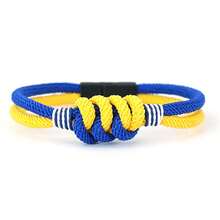 diffone Fashion Handmade Braided 4mm Rope Bracelet Charms Knot Bracelet For Men Armband Jewelry