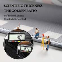 Black Vinyl Record Pattern Velvet-Feel Round Area Rug |   Retro Music Theme, Washable, Non-Slip, Durable, Easy Clean, Suitable For Living Room, Bedroom, Office, Study, Bathroom, Entryway, Doormat RRTC - Multicolor - View 5