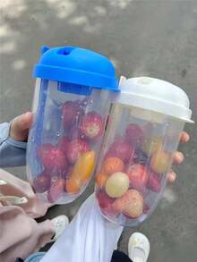 1 Fat Loss Salad Cup, Oat Salad Cup, Yogurt Cup With Spoon Lid, Milk Low Fat Weight Loss Healthy Mason Cup, Portable Slimming Cup, Salad Shaker With Fork - Portable Breakfast Cup, Yogurt, Milk And Other Healthy Lunch Containers, Picnic Lunch Salad Cup, Fitness Low Fat Vegetable Salad Bowl, Portable Fruit And Vegetable Milk Cup, Kitchen Supplies, Kitchen Tools, Back To School Supplies, Suitable For Office Use - White - View 9