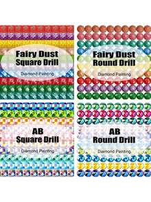 Customizable Diamond Painting, Create Your Own Photo Diamond Mosaic, Full Round Diamonds, Holiday Gift, For Boyfriend, Girlfriend, Friend, Anniversary, Valentine's Day, Wedding, Living Room Wall Decor, Multifunctional, Children's Art Activity - Multicolor - View 4