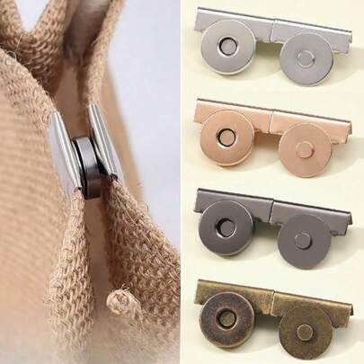 กระดุมแม่เหล็ก, ตัวยึดติดตั้งไร้รอยต่อ, เสื้อผ้ามืออาชีพ, กระเป๋า, ผ้าม่าน ตัวยึดอย่างรวดเร็ว, อุปกรณ์ทำมือ DIY หลากสี, กระดุมตกแต่งโลหะทนทาน, ชุดวัสดุงานอดิเรกเย็บผ้า