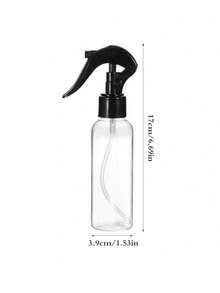 1/3 chai xịt nhỏ 100ml, chai rỗng trong suốt, vòi xịt phun sương mịn, có phễu, kích thước nhỏ gọn tiện dụng khi đi du lịch, dùng đựng chất lỏng, mỹ phẩm, chất tẩy rửa, sản phẩm chăm sóc cá nhân. - Nhiều màu - Xem 15