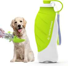 Pet Supplies : SUPERDESIGN Dog Water Bottle, Portable Dog Water Bottle For All To Large Dogs, Leak Proof Dog Travel Water Bottle, All Leaf Travel Water Bowl For Dogs And Dog Walking Accessories (19.6OZ, Black) : .Com - Color 3 - 查看 1