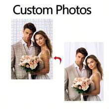 Custom Photo Puzzle, Party Game Activity Puzzle 35/120/300/500/1000 Pieces, Suitable For Family, Pets, Birthday, Party, Wedding Gifts - Multicolor - View 2