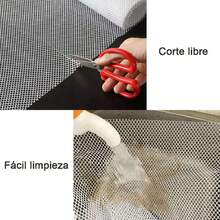 Barandales para Escaleras,Red de  para Escaleras de Bebé,3 m x 80 cm,Red para Interiores y Exteriores, Patios, Barandilla y Escaleras,Balcones, Mascotas (Blanco (1 Pieza), 3m*80cm),38957726 - Naranja Quemada - Ver 5