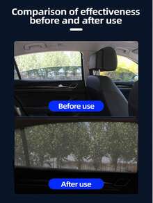 汽车车窗防蚊网，透气夏季遮阳帘，兼具通风、隔热和防虫功能 - 遮陽簾 - 查看 8