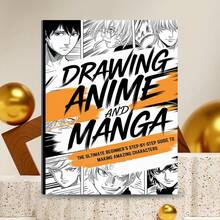 1pc, 20-Page Comic Drawing Book, Quickly Learn To Draw Comics, Improve Comic Skills, Hands-On Ability (No Pen)