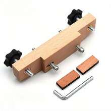 OUMINGYQ 吉他琴桥胶水去除工具，原声吉他维修夹具，通用胶水拆卸和重新粘合工具 - 杏色 - 查看 2