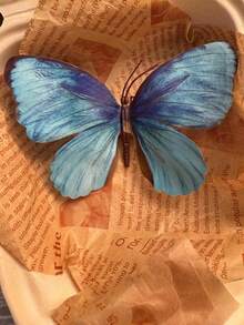 2个/1双 节日风仙女蝴蝶花鞋扣，蝴蝶兰花鞋花，凉鞋配件，女士沙滩鞋扣