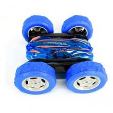 Carrinho Maluco Controle Remoto Recarregavel Rapido Gira 360 Cor Azul - Azul - Visão 5