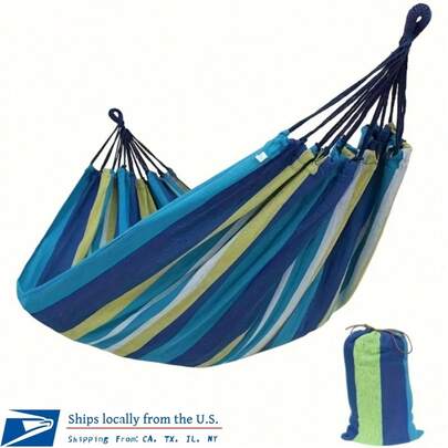 Hammocks For Outside, Garden Camping Hammock,Wear-Resistant And Thick, Enlarging Space, Hammock Portable With Carrying Bag For Patio Yard Garden Backyard Porch Travel