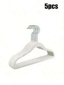 35个婴儿衣架，天鹅绒材质，带360°旋转挂钩和缺口肩部设计，经久耐用 - 彩色 - 查看 13