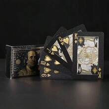 Black Poker Cards, Luxury Stylish Durable Hardened Poker Set - Multicolor - View 3